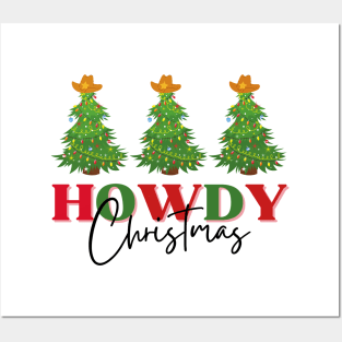 Howdy Christmas Posters and Art